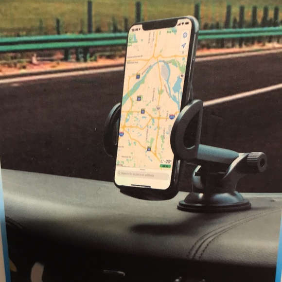 iPhone PHONE HOLDER MOUNT for CAR easy to use black hard plastic - Picture 3 of 15